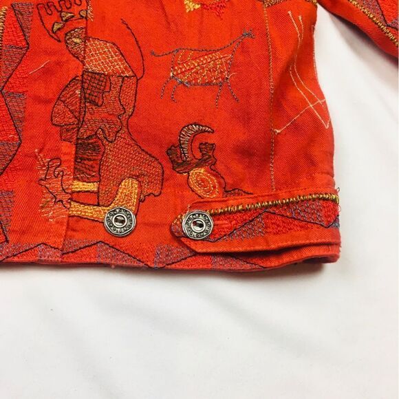 Draper’s & Damon’s Tribal Embroidered Jacket Petite - Picture 7 of 12